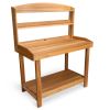 48" Deluxe Potting Bench - Outdoor Garden Table & Plant Bench - Garden Potting Table