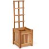 Set Of 2 Planter Box's With Trellis