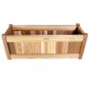 2pc.Planter Box With Trellis Privacy Screen