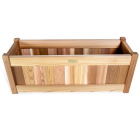 2pc.Planter Box With Trellis Privacy Screen