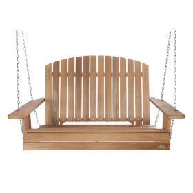 Adirondack Outdoor Swing - 4-Ft Cedar Porch Swing