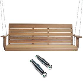 5-Ft Porch Swing With Comfort Swing Springs