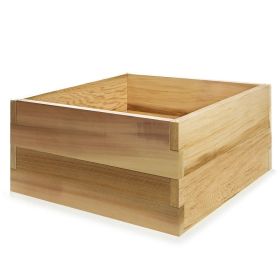 2-Ft Square 2-Tier Raised Garden Box
