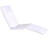 Royal White Steamer Chair Cushion