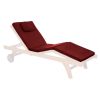 Red Chaise Lounger Cushion