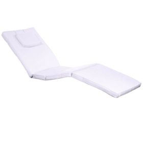 Royal White Chaise Lounger Cushion