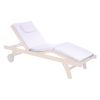 Royal White Chaise Lounger Cushion