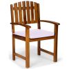 5pc. Oval Dining Chair Set w/ Royal White Cushions