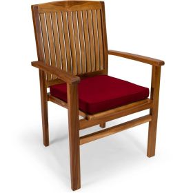 5pc. Ext. Stacking Set w/ Red Cushions