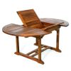 5pc. Oval Dining Chair Set w/ Blue Cushions