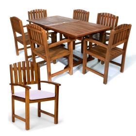 7pc. Rectangle Dining Chair Set