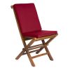 5pc. Octagon Table Set w/ Red Cushions