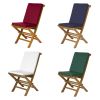 5pc. Octagon Table Set w/ Blue Cushions