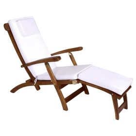 Steamer + Royal White Cushion
