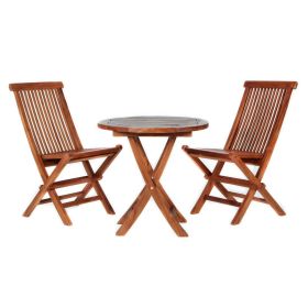 3pc. Teak Bistro Set