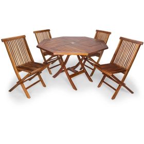 5pc. Octagon Table Set