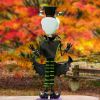 52.5" Tall Iron Halloween Skeleton Figurine "Becca"