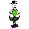 52.5" Tall Iron Halloween Skeleton Figurine "Becca"
