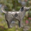 Galvanized Hanging Animal Birdhouse - Dog