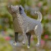 Galvanized Hanging Animal Birdhouse - Dog