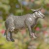 Galvanized Hanging Animal Birdhouse - Cow