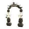 Large Halloween Cemetery Arch with LED Lights