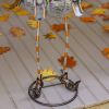 42.5" Tall Pumpkin Witch with Jack-O-Lantern Candy Holder Halloween Decoration