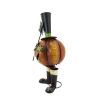 28.25" Tall Top Hat Jack-O-Lantern Figurine with BOO Sign