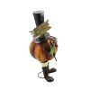 28.25" Tall Top Hat Jack-O-Lantern Figurine with BOO Sign