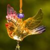 Set of 6 Assorted Five Tone Hanging Acrylic Chickadee Ornaments