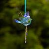 Set of 6 Assorted Five Tone Hanging Acrylic Chickadee Ornaments