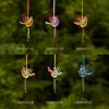 Set of 6 Assorted Five Tone Hanging Acrylic Chickadee Ornaments