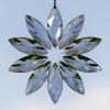 Set of 6 Assorted 39" Long Hanging Three Piece Acrylic Flower Chain Ornaments