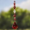 Set of 6 Assorted 13" Long Hanging Acrylic Diamond Decor in 2 Assorted Colors