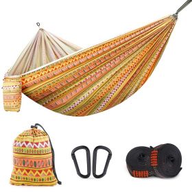 1pc Bohemian Camping Hammock For Outside; Portable Lightweight Parachute; Single Travel Hammock; For Backpack; Beach; Backyard; Hiking For Adult