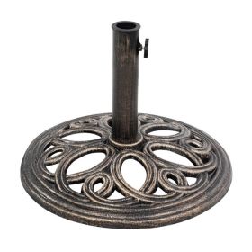 23 Pounds 17 3/4 Inch Round Umbrella Base Stand