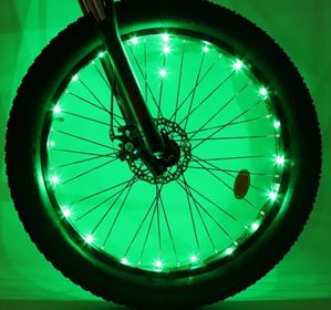 Spoke Lights (lighted spokes: Lighted Spokes - Green)
