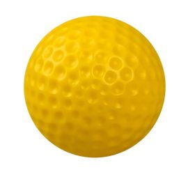 20pcs/pack Golf Hollow Practice Ball; Teaching Practice Ball (Color: Yellow - Pack Of 20)