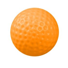 20pcs/pack Golf Hollow Practice Ball; Teaching Practice Ball (Color: Orange - Pack Of 20)