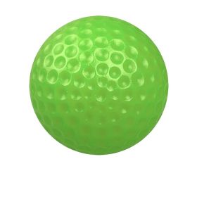 20pcs/pack Golf Hollow Practice Ball; Teaching Practice Ball (Color: Green - Pack Of 20)