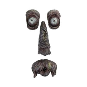 Resin Old Man Tree Hugger Bark Ghost Face Decoration Funny Tree Face Décor For Outdoor Yard Easter (Model: C)