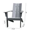 Wood Outdoor Modern Adirondack Chair