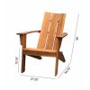 Wood Outdoor Modern Adirondack Chair